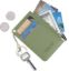 Picture of Small Wallets for Women Slim Leather Card Case Holder Wallet Coin Change Purse with Keychain